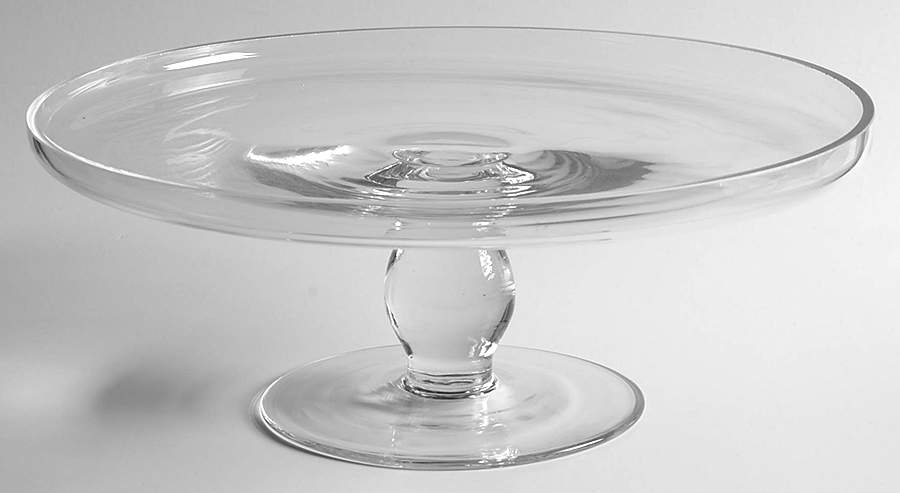 Anna Plum Glassware Cake Stand No Dome by Laurie Gates-1