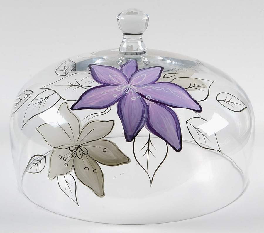 Anna Plum Dome for Glassware Cake Stand by Laurie Gates-1