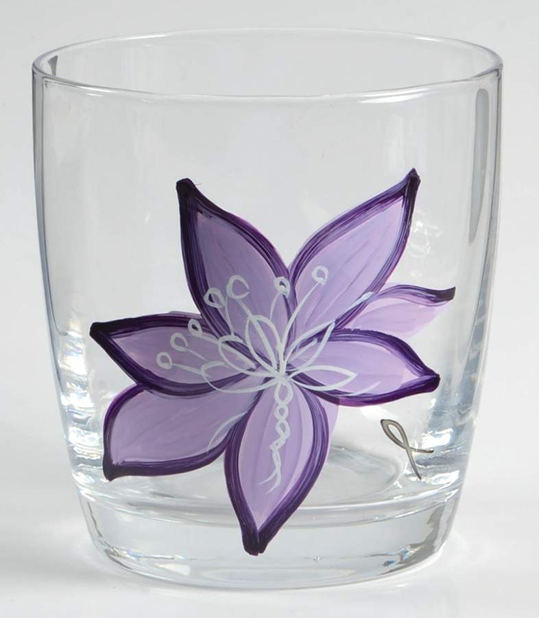 Anna Plum Glassware Double Old Fashioned by Laurie Gates-1