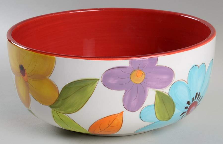 Liza 8" Round Serving Bowl by Laurie Gates-1