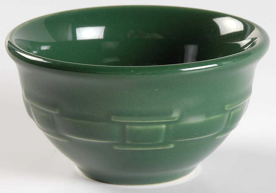 Woven Traditions Ivy Green Dessert Bowl by Longaberger-1