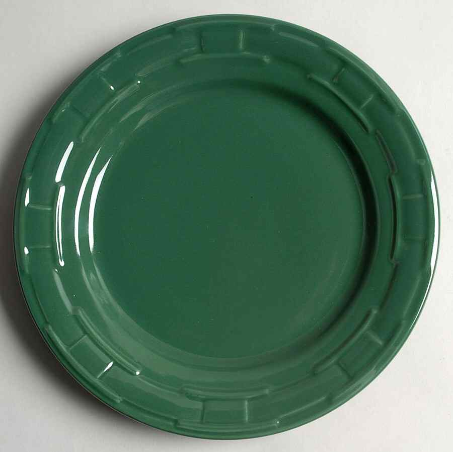Woven Traditions Ivy Green Luncheon Plate by Longaberger-1