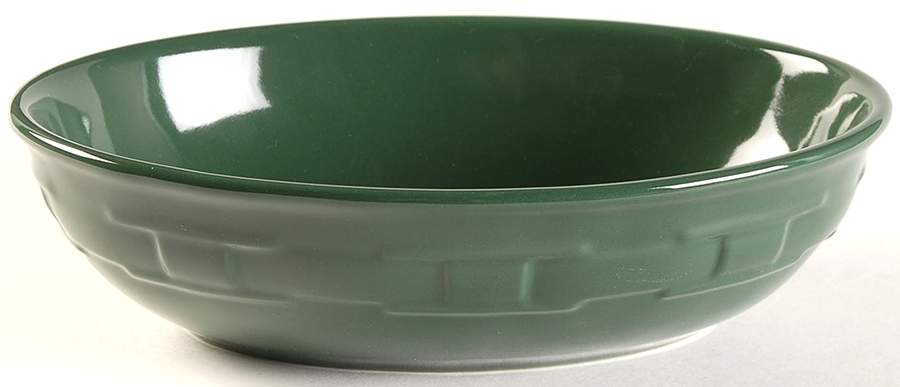 Woven Traditions Ivy Green 9" Oval Vegetable Bowl by Longaberger-1