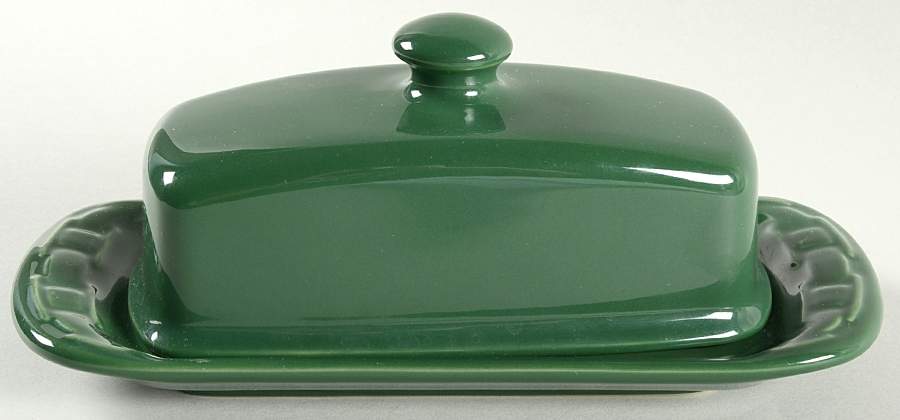 Woven Traditions Ivy Green 1/4 Lb Covered Butter by Longaberger-1