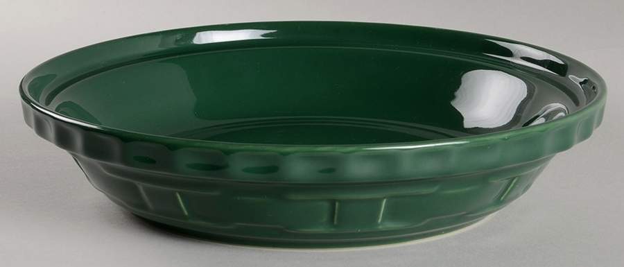 Woven Traditions Ivy Green 10" Pie Baking Plate by Longaberger-1