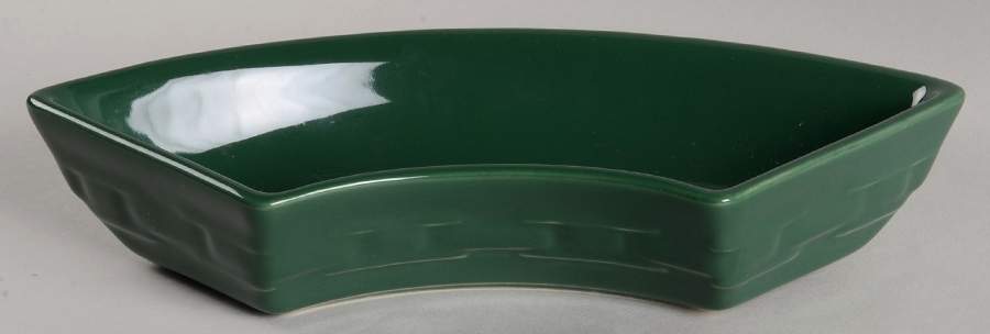 Woven Traditions Ivy Green Crescent Bowl by Longaberger-1
