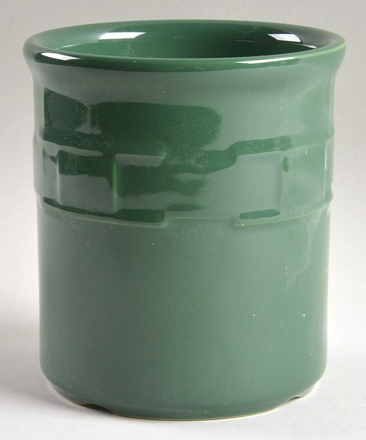 Woven Traditions Ivy Green 5" Utensil Holder by Longaberger-1
