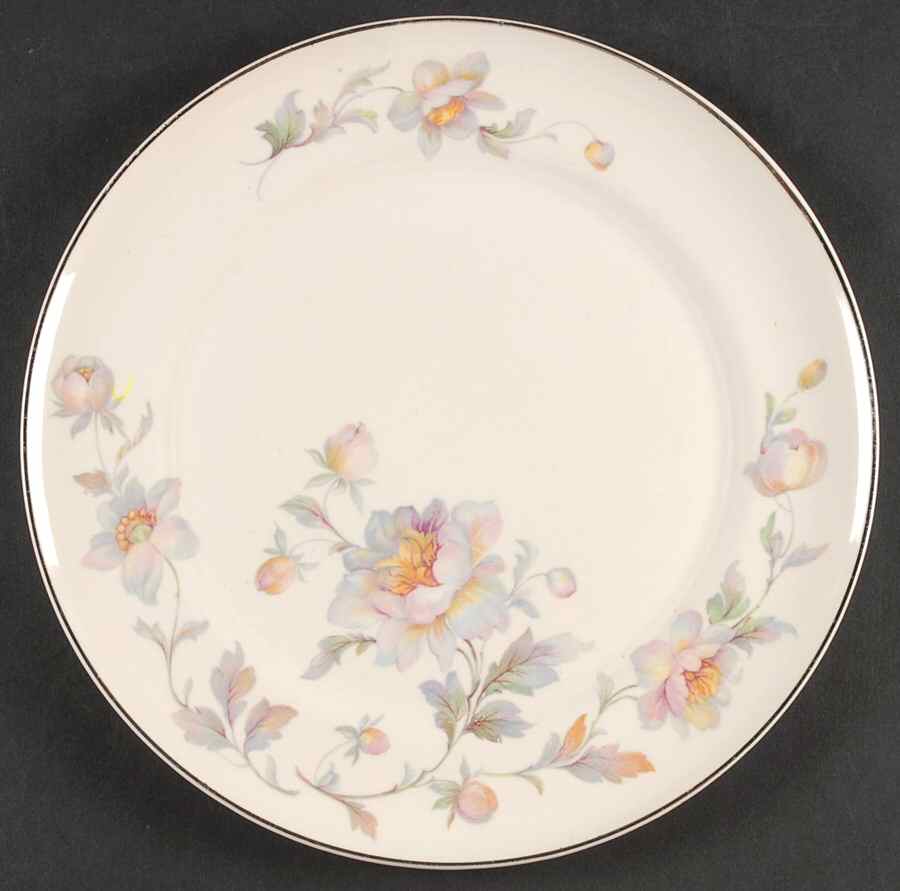 Silver Moon Luncheon Plate by Limoges-American-1