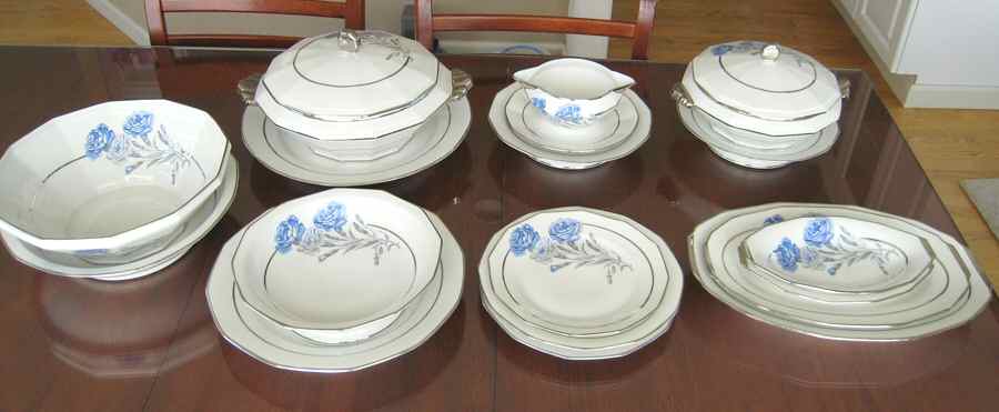 LIM482 9" Round Vegetable Bowl by Limoges-French-1