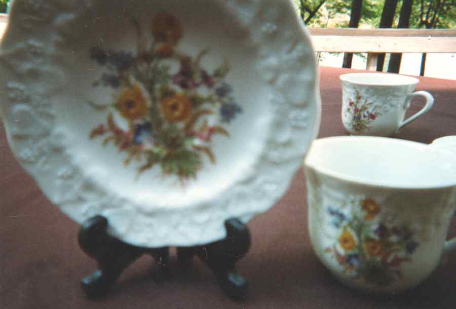 Wildflowers of France, The Chocolate Cup & Saucer Set by Dansk-1