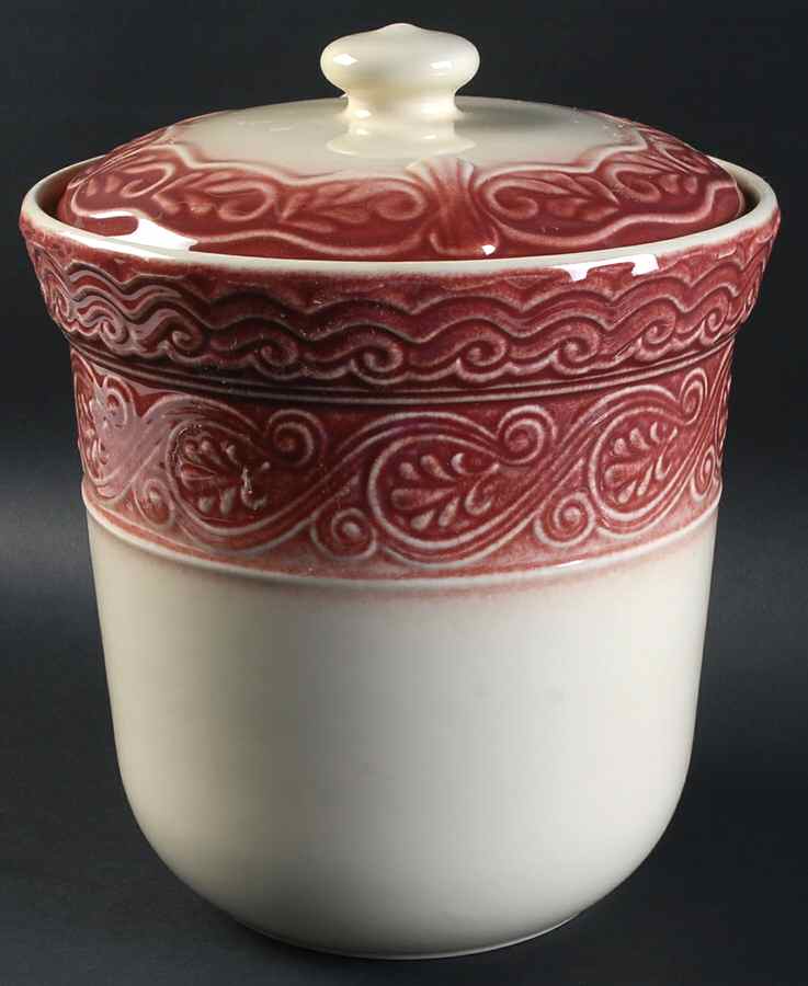 American Craft Paprika Cookie Jar & Lid by Longaberger-1