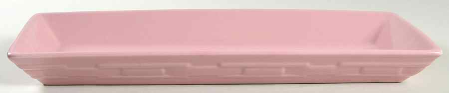 Woven Traditions Pink 13" Tasting Tray by Longaberger-1