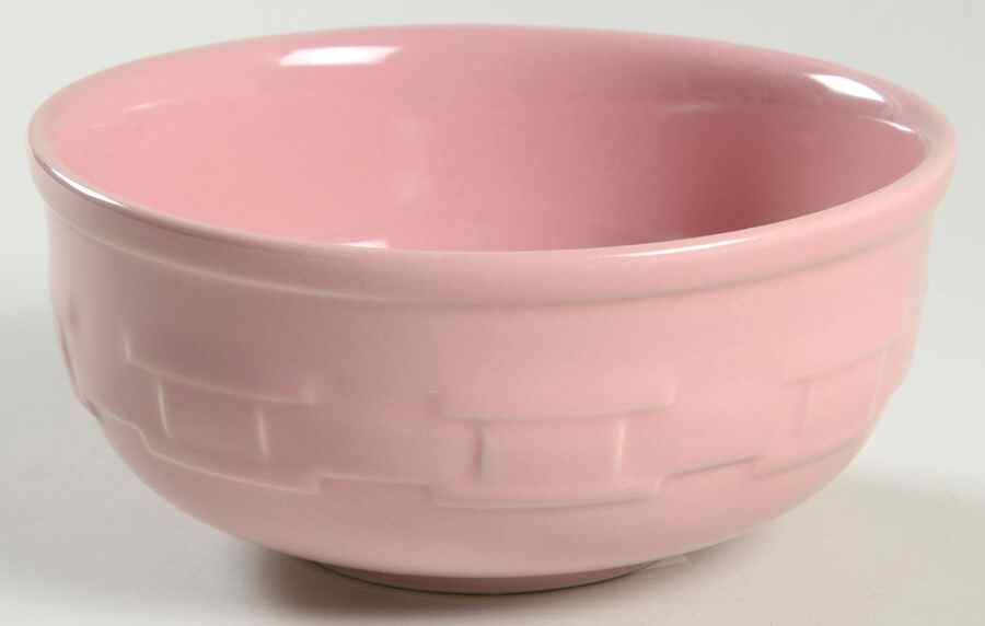 Woven Traditions Pink 5" All Purpose Bowl by Longaberger-1