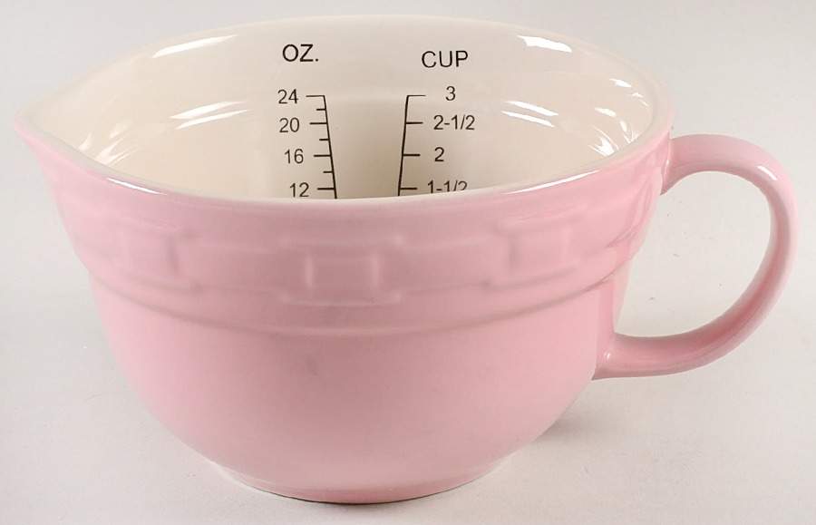 Woven Traditions Pink Measuring Cup by Longaberger-1