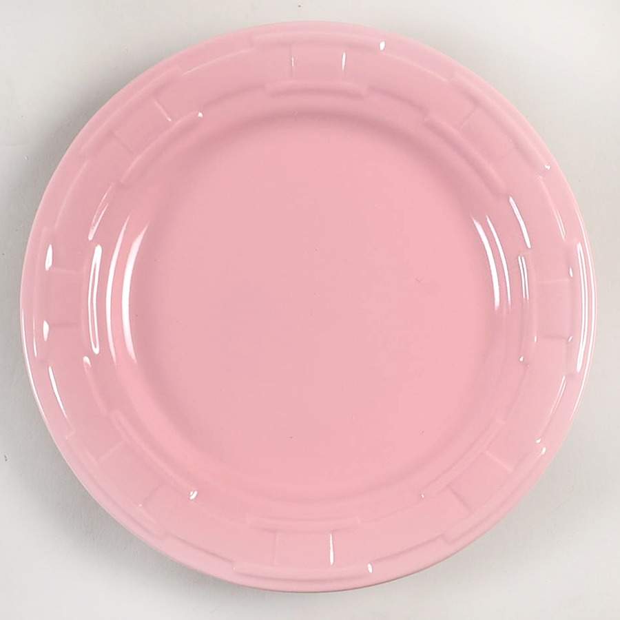 Woven Traditions Pink Luncheon Plate by Longaberger-1