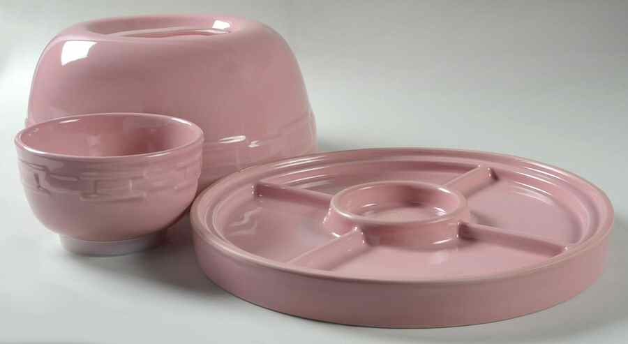 Woven Traditions Pink 8-in-1 Entertainer Set by Longaberger-1