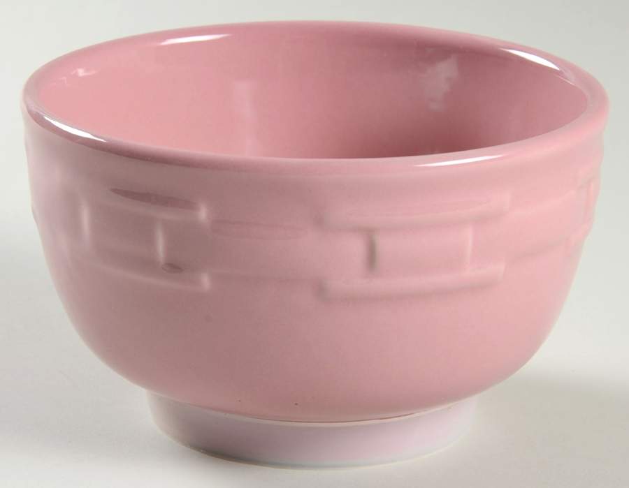 Woven Traditions Pink 5" Bowl for 8-in-1 Entertainer Set by Longaberger-1
