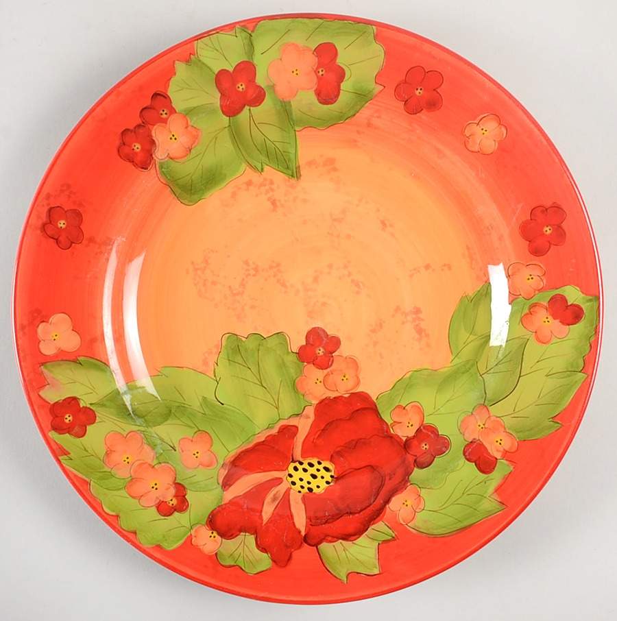 Poppy Dinner Plate by Laurie Gates-1