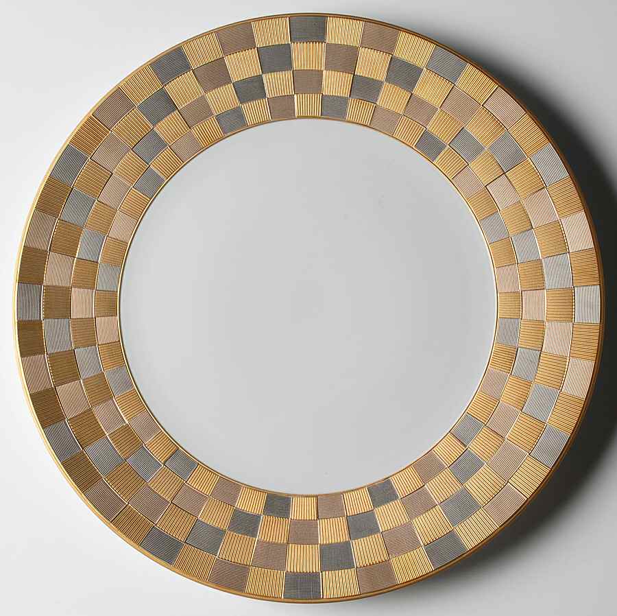 Byzanteum (Gold & Silver) Service Plate (Charger) by L'Objet-1