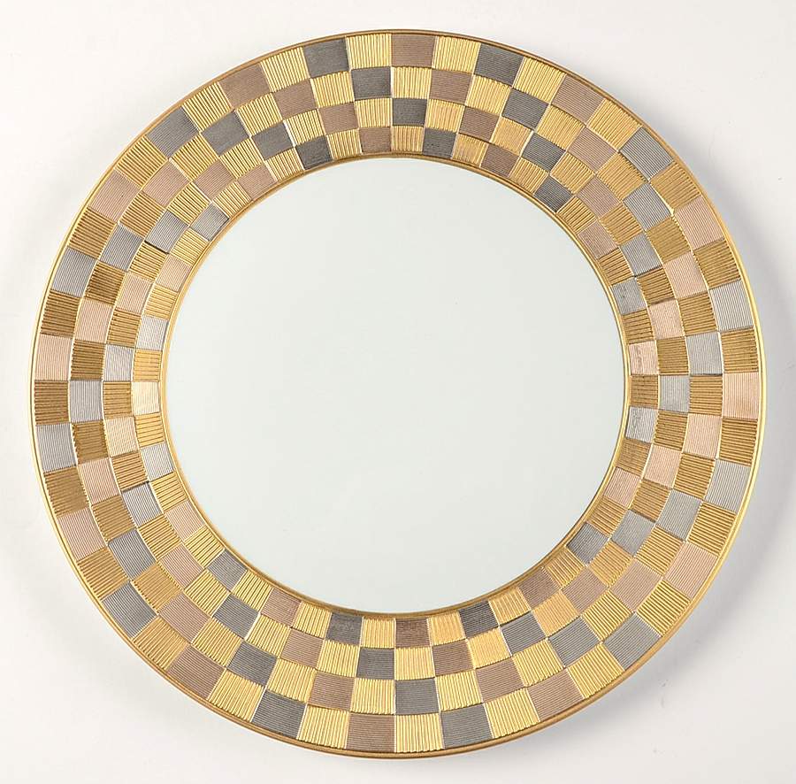Byzanteum (Gold & Silver) Dinner Plate by L'Objet-1