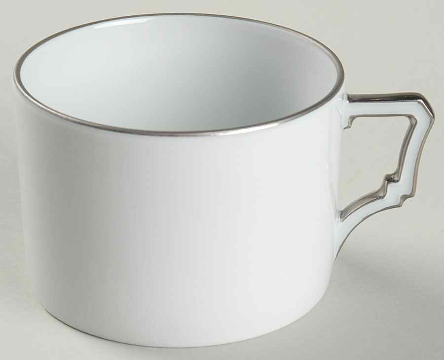 Byzanteum Platine (Platinum) Flat Cup by L'Objet-1