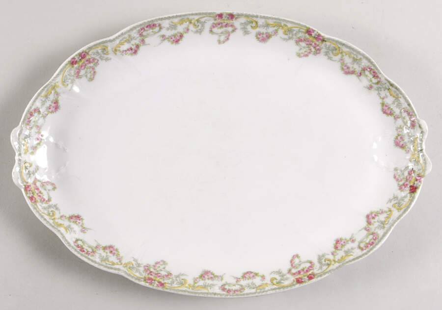 LSS219 13" Oval Serving Platter by Lazarus Straus & Sons-1