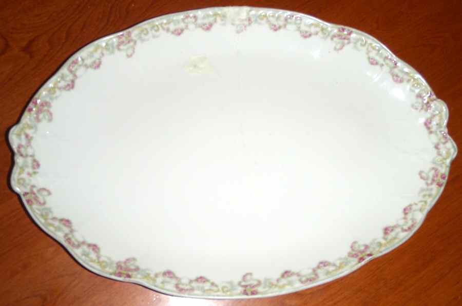 LSS219 17" Oval Serving Platter by Lazarus Straus & Sons-1