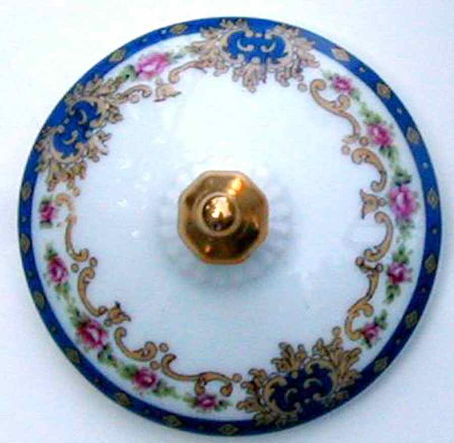 LIM487 Lid for Sugar Bowl by Limoges-French-1