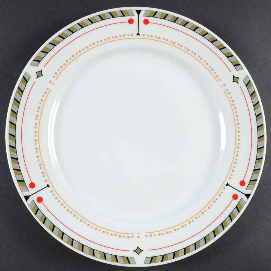 Bilboa Dinner Plate by Lynn's China-1