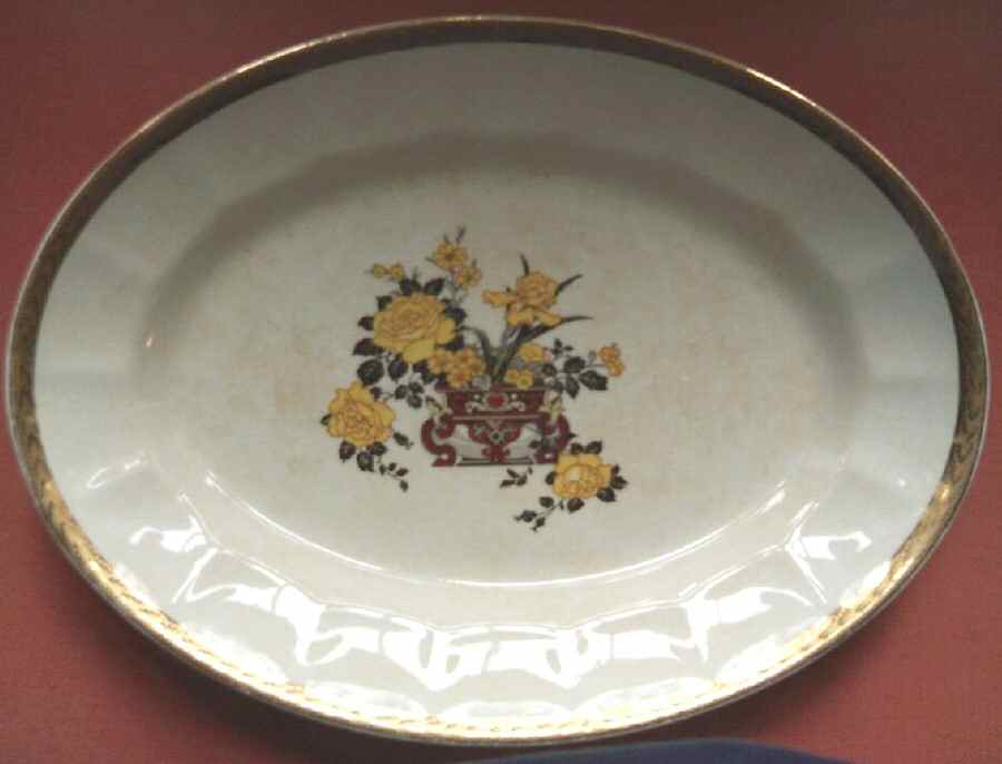 LIA126 12" Oval Serving Platter by Limoges-American-1
