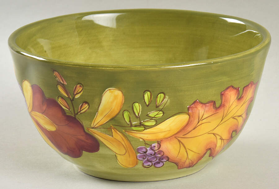 Fall Leaves Soup/Cereal Bowl by Laurie Gates-1