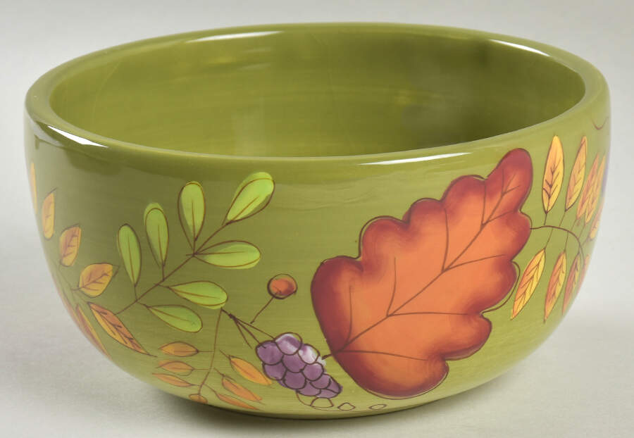 Fall Leaves Soup/Cereal Bowl by Laurie Gates-1