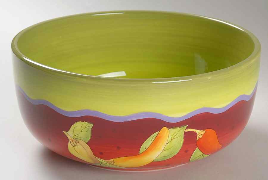Baja Sizzle 8" Round Serving Bowl by Laurie Gates-1