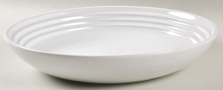 White 9" Individual Pasta Bowl by Le Creuset-1