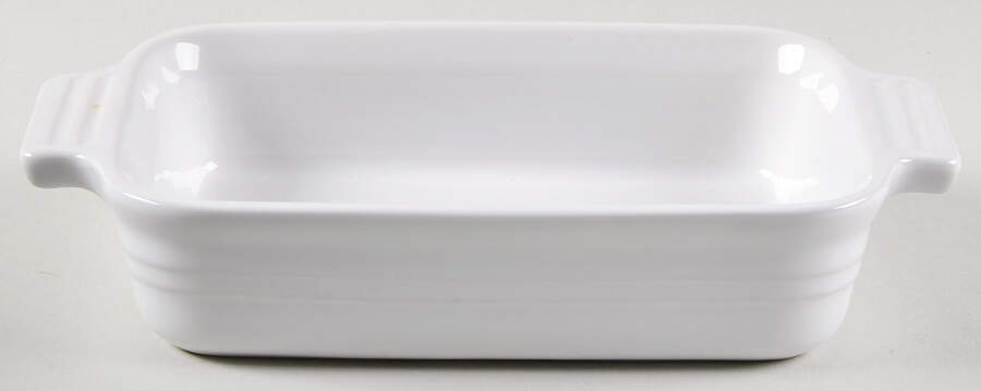 White 7" Rectangular Baker by Le Creuset-1