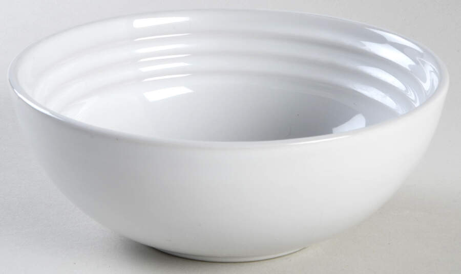 White Soup/Cereal Bowl by Le Creuset-1