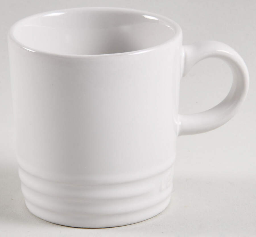 White Espresso Mug by Le Creuset-1