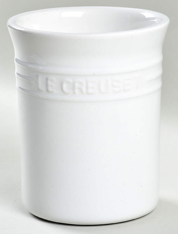 White Utensil Holder by Le Creuset-1