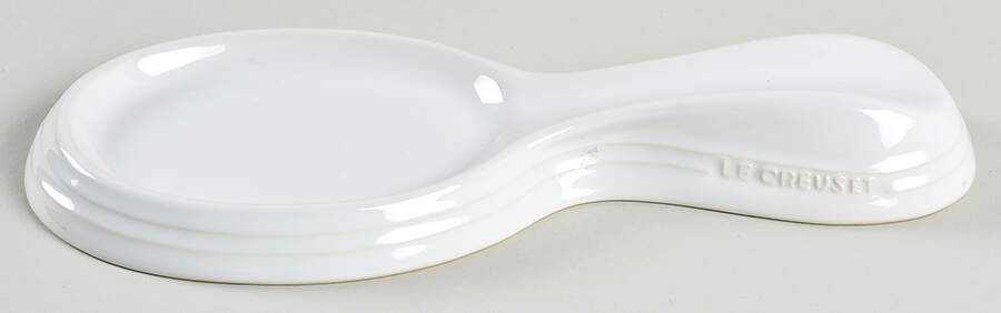 White Spoon Rest/Holder (Holds 1 Spoon) by Le Creuset-1