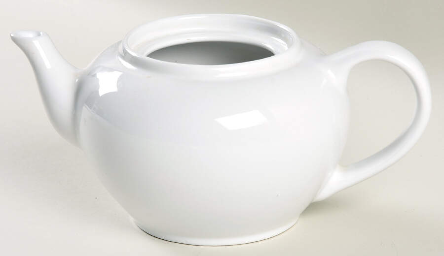 White Small Teapot No Lid by Le Creuset-1