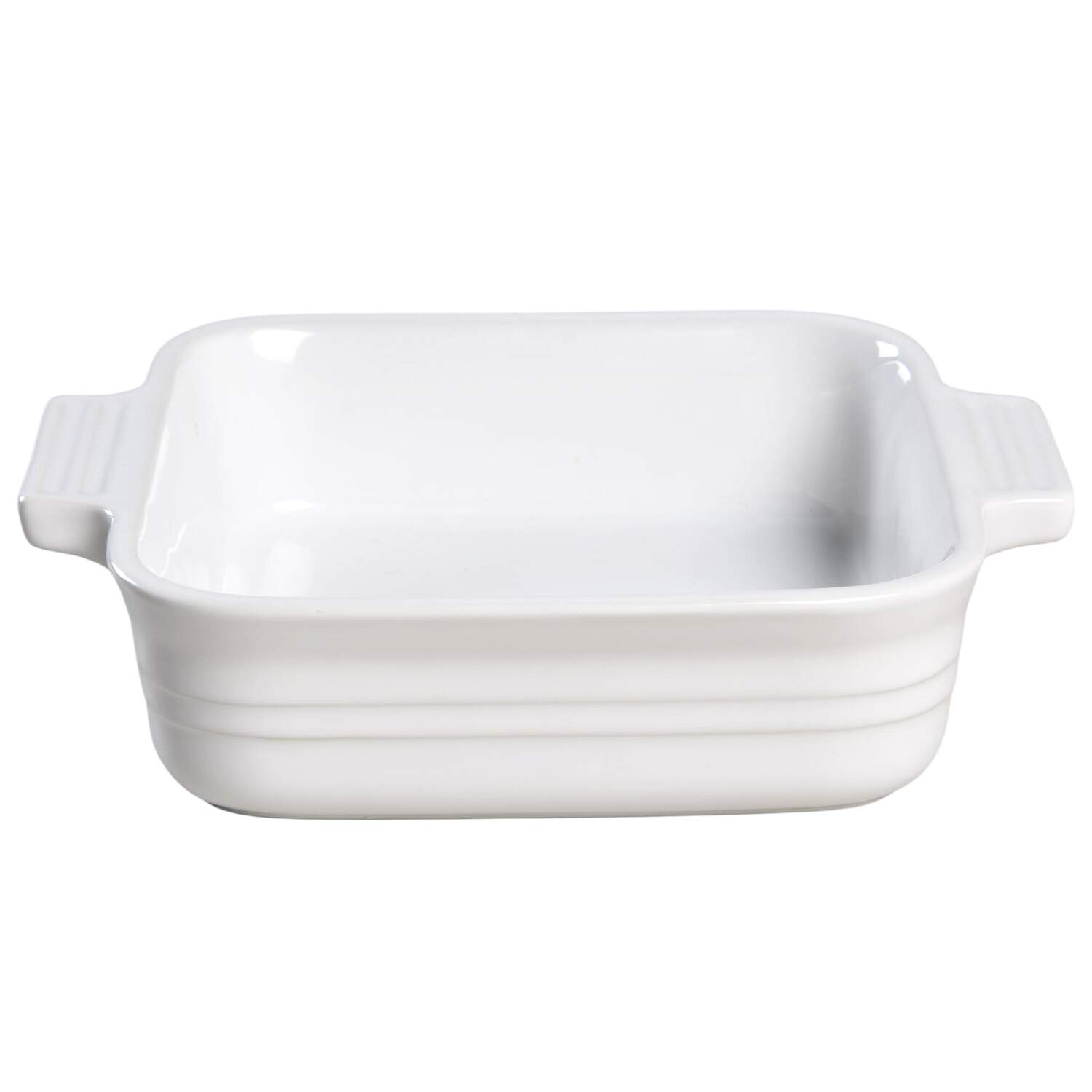 White 6" Square Baker by Le Creuset-1