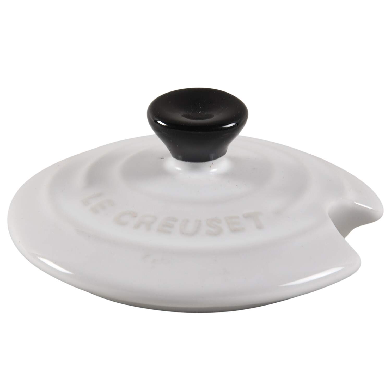 White Lid for Condiment Pot by Le Creuset-1