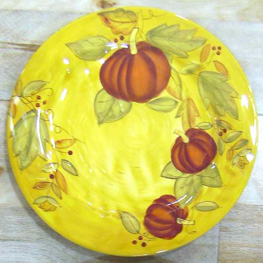 LGA84 Yellow Dinner Plate by Laurie Gates-1