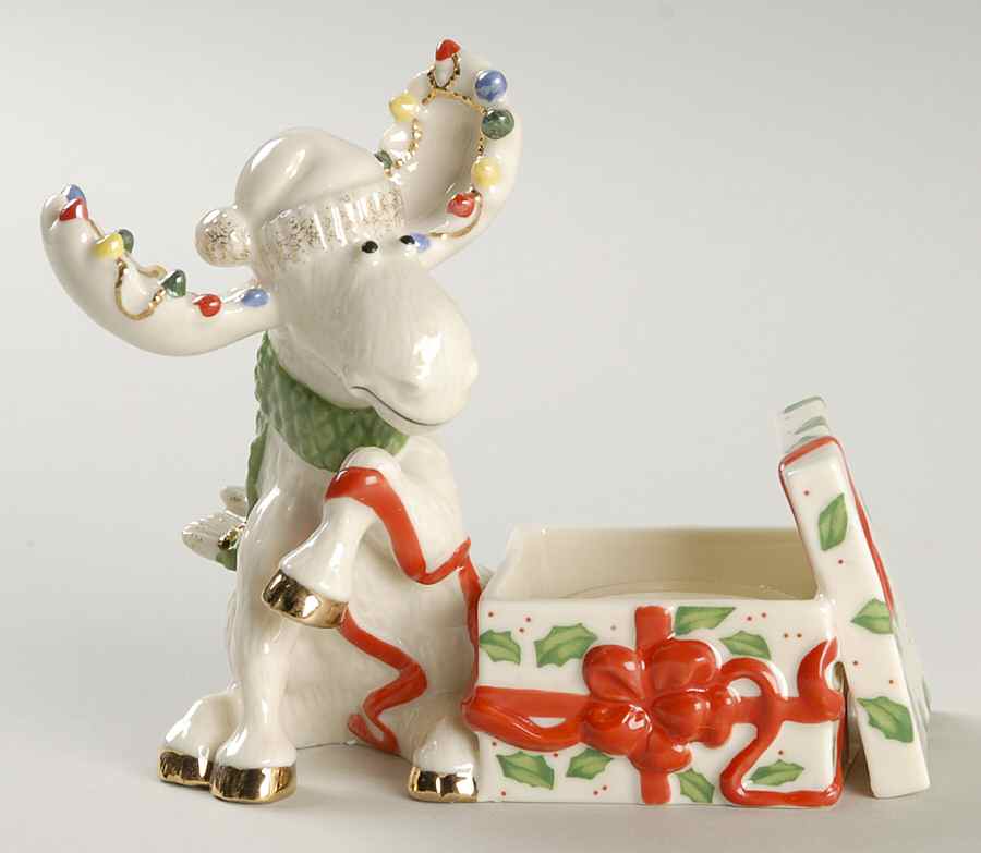 Merry Moose Votive Candleholder by Lenox-1