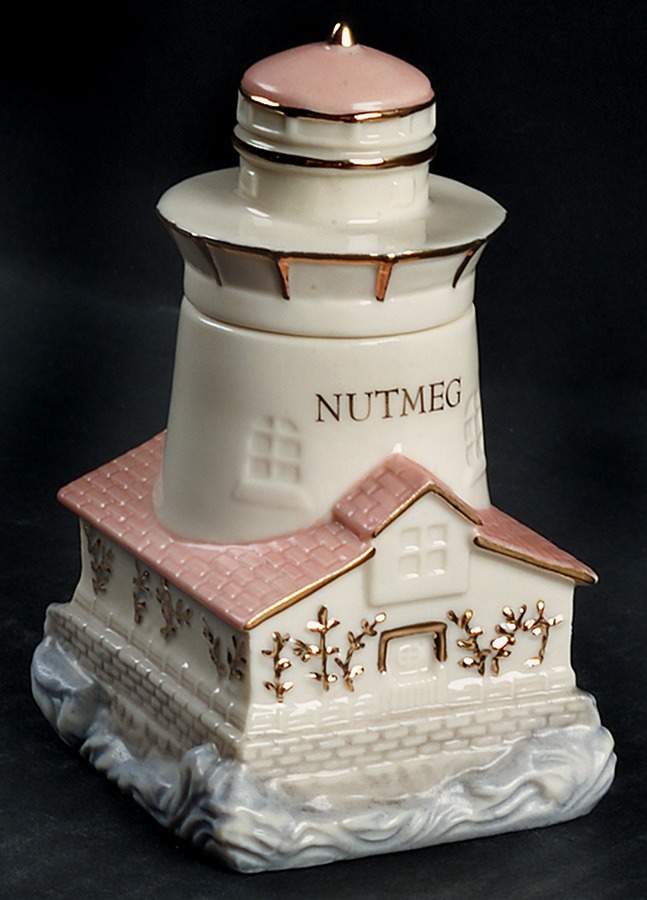 Seaside Lighthouse Spice Jar Set Individual Jar & Lid by Lenox-1