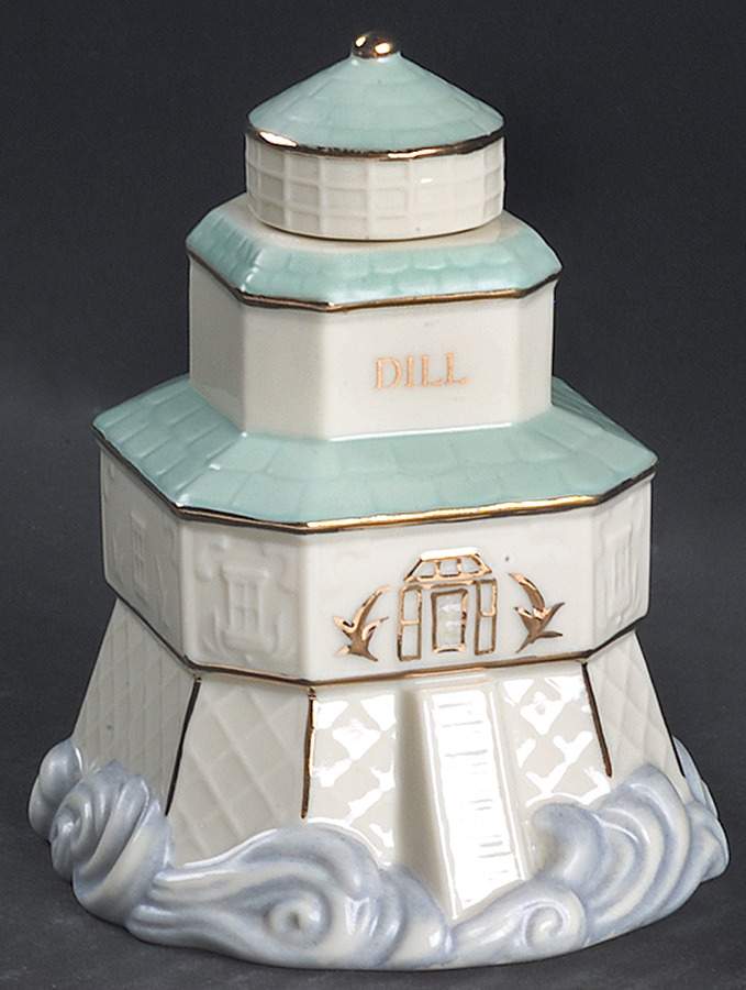 Seaside Lighthouse Spice Jar Set Individual Jar & Lid by Lenox-1