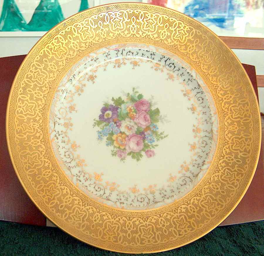 LIM491 Dinner Plate by Limoges-French-1