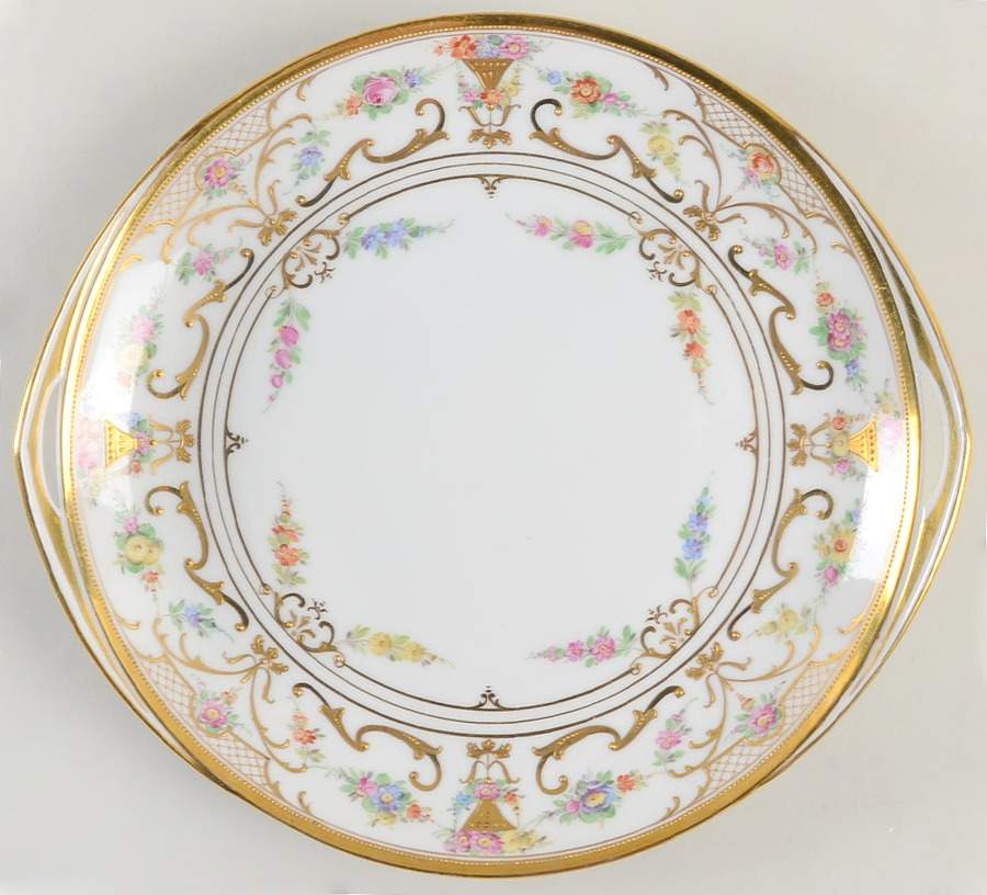 255 Handled Cake Plate by A Lamm China-1