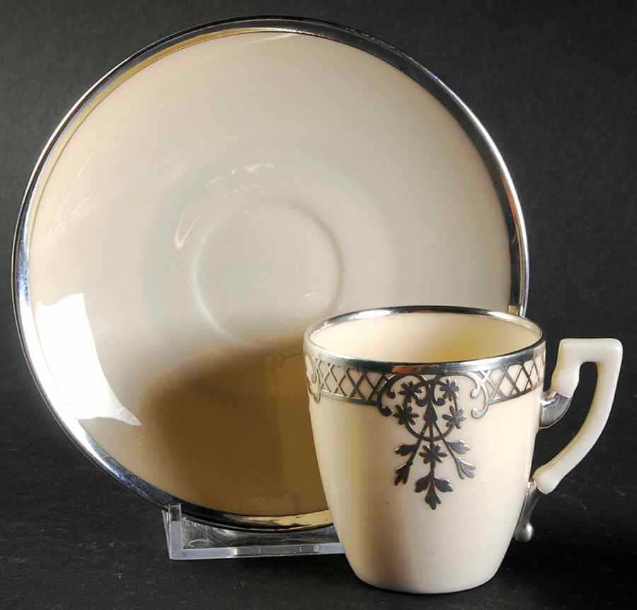 2159 Flat Demitasse Cup & Saucer Set by Lenox-1