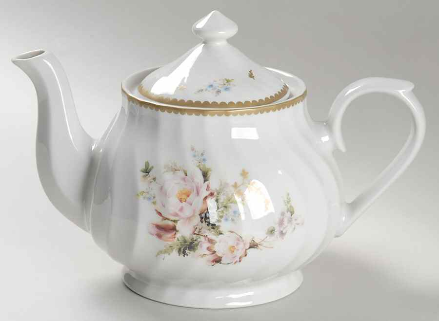 Charmed Rose Teapot & Lid by Lynn's China-1